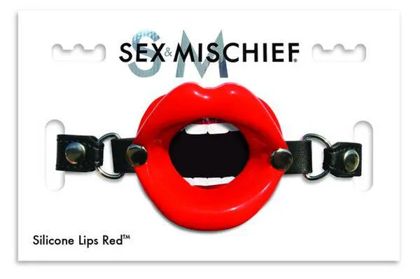 Anal Sportsheets Sex and Mischief Silicone Lips Red