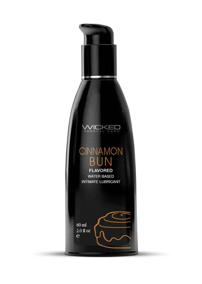 Aqua Cinnamon Bun Flavored Water Based Intimate Lubricant 2 Fl Oz Wicked Sensual Care Lubricants Aqua Cinnamon Bun Flavored Water Based Intimate Lubricant 2 Fl Oz Wicked Sensual Care Lubricants