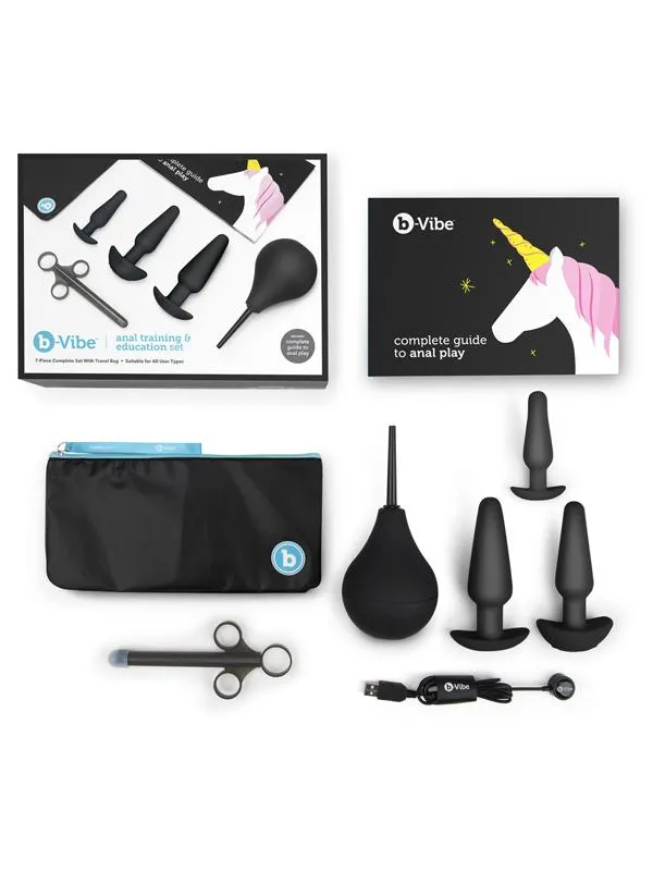 bVibe Anal Training 7 Piece Education Set Black BVibe Anal