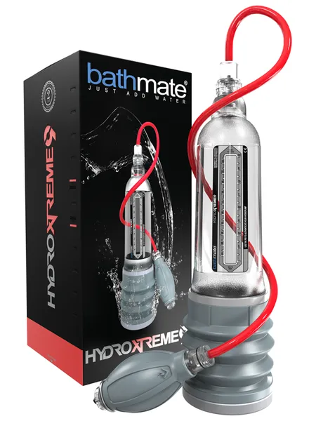 Bathmate Hydroxtreme9 Hydro Pump and Kit Clear Bathmate Dildos