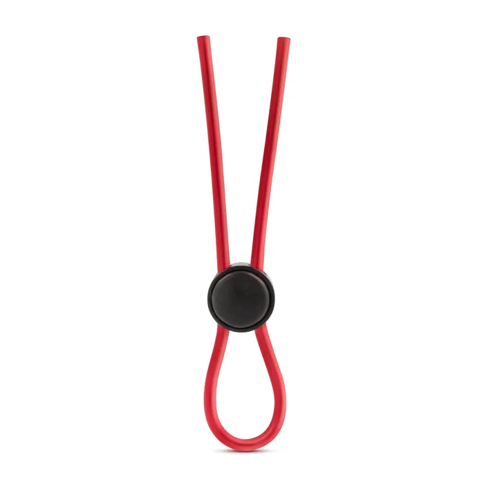 Blush Male Sex Toys Stay Hard Silicone Loop Cock Ring Red