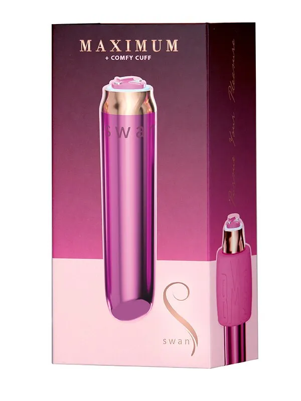 BMS Factory Vibrators Swan Maximum Rechargeable Bullet Pink BMS Factory Vibrators Swan Maximum Rechargeable Bullet Pink