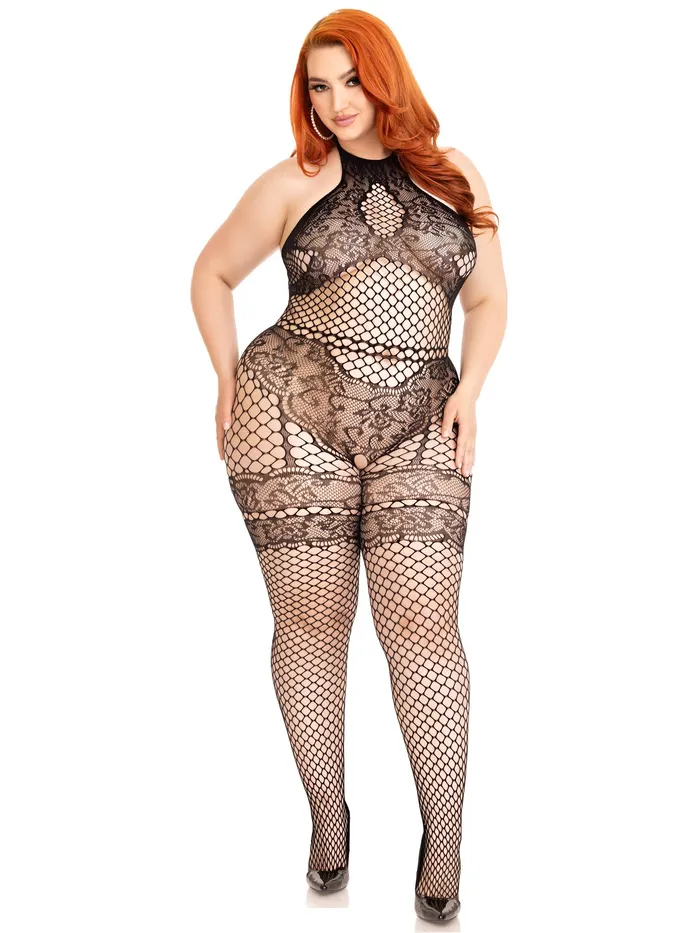 Bodystockings Playsuits Leg Avenue All About You Bodystocking 1x2x Black