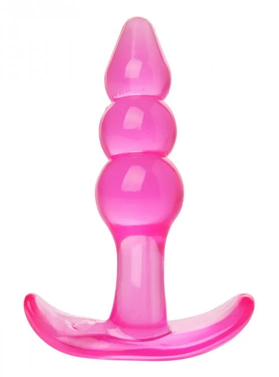 Bubbles Bumpy Starter Anal Plug Pink XR Brands Trinity Vibes Anal