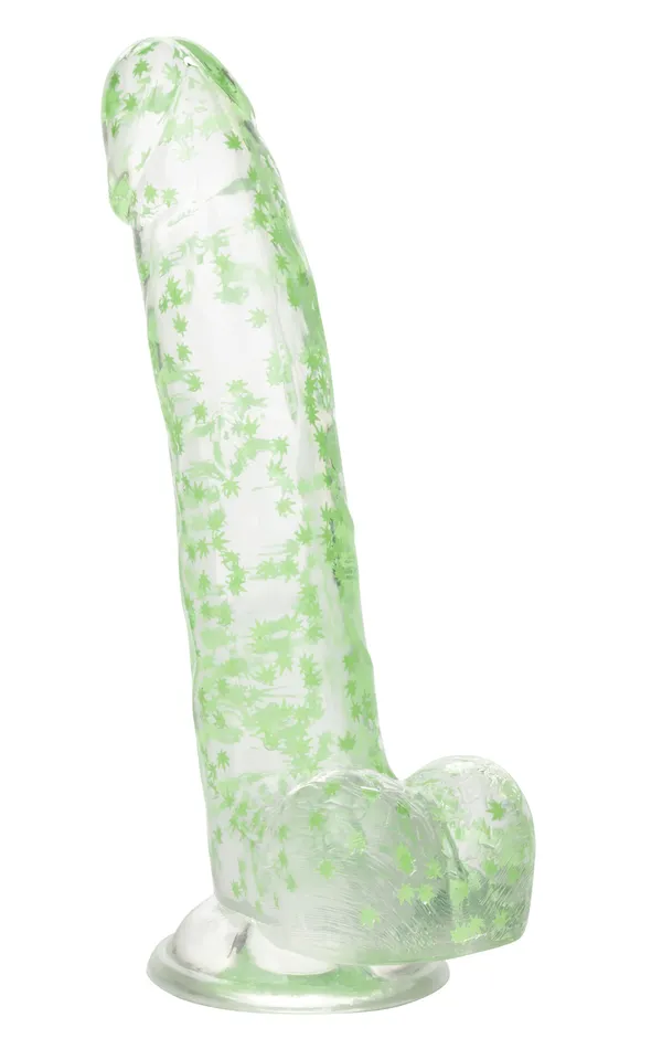 CalExotics Dildos Naughty Bits I Leaf Dick GlowintheDark Weed Leaf Dildo Glow in the Dark CalExotics Dildos Naughty Bits I Leaf Dick GlowintheDark Weed Leaf Dildo Glow in the Dark