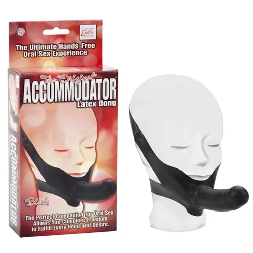 CalExotics Dildos The Original Accomodator Latex Dong Black