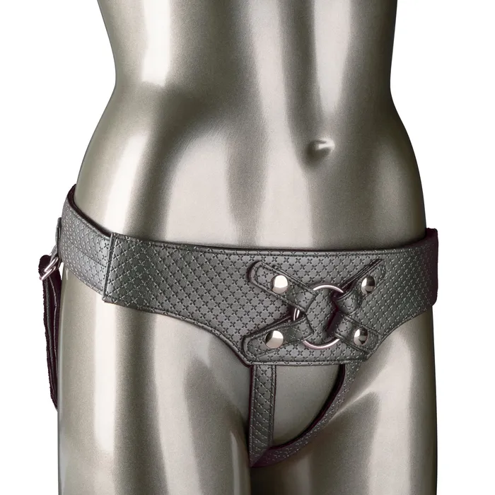 CalExotics Female Sex Toys Her Royal Harness The Regal Empress Pewter