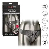 CalExotics Female Sex Toys Her Royal Harness The Regal Empress Pewter