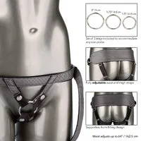 CalExotics Female Sex Toys Her Royal Harness The Royal Vibrating Set