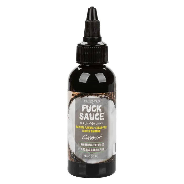 CalExotics Lubricants Fuck Sauce Flavored Water Based Personal Lubricant 2 Oz Coconut CalExotics Lubricants Fuck Sauce Flavored Water Based Personal Lubricant 2 Oz Coconut