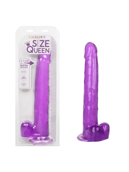 CalExotics Size Queen 12 in305 CM Purple Vibrators