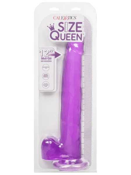 CalExotics Size Queen 12 in305 CM Purple Vibrators