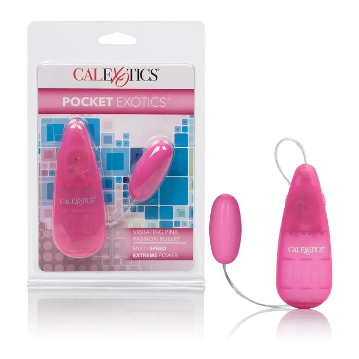 CalExotics Vibrators Pocket Exotics Bullet Pink Passion