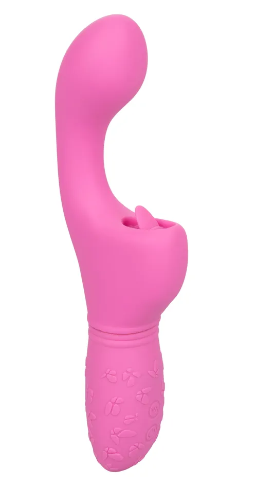CalExotics Vibrators Rechargeable Butterfly Kiss Flicker Pink