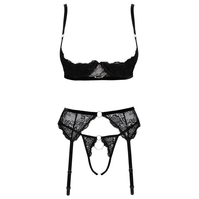 Cottelli Collection Anal Cottelli Erotic Trio Bra Set