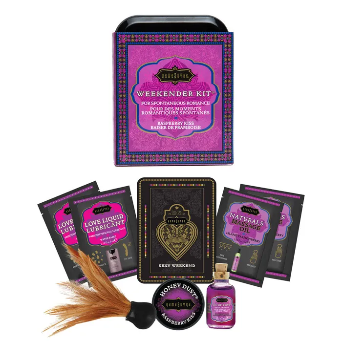 Couples Kama Sutra Weekender Kit Raspberry Kisses