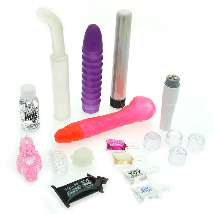 Couples PipeDream Wet and Wild 15 Piece waterproof Kit