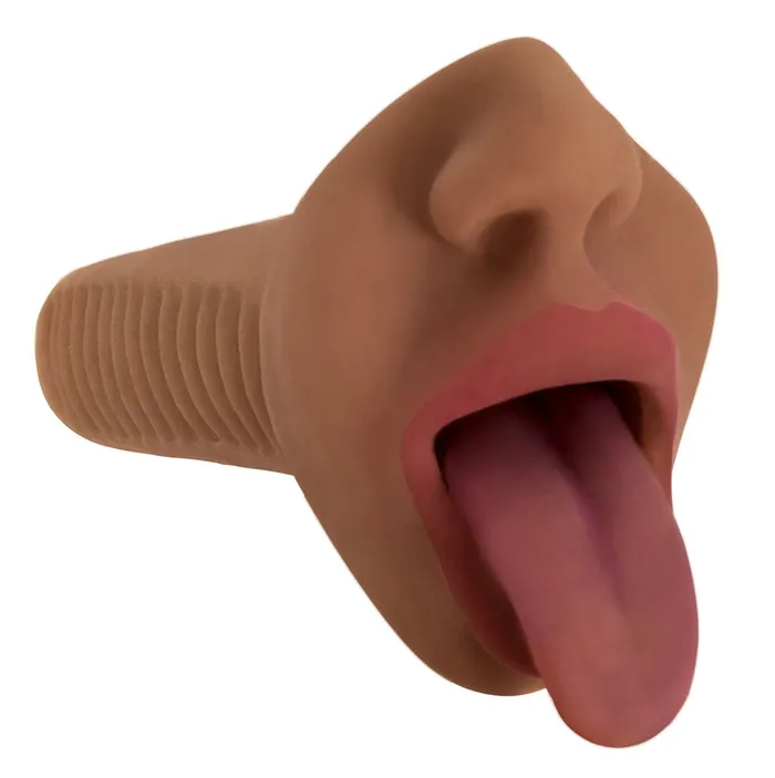 Curve Toys Mistress Mercedes Mouth Chocolate Vibrators
