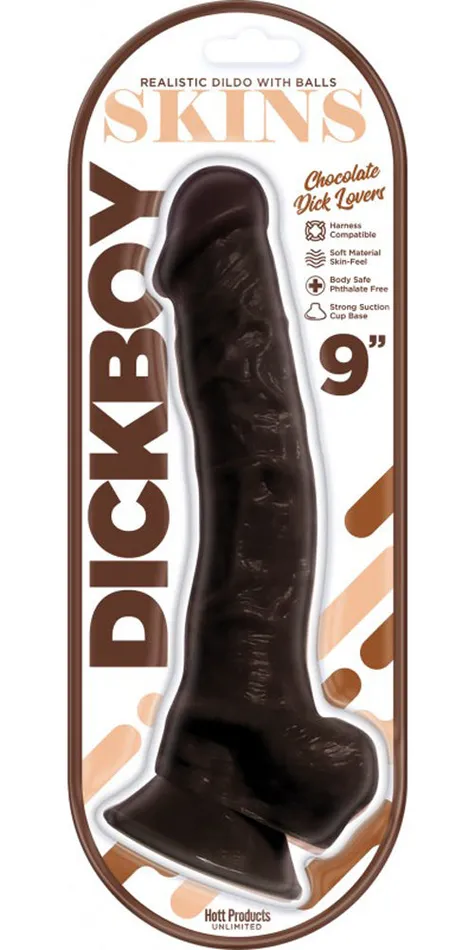 Dickboy Skins Dildo With Balls 9 Inch Chocolate Dick Lovers Hott Products Dildos Dickboy Skins Dildo With Balls 9 Inch Chocolate Dick Lovers Hott Products Dildos