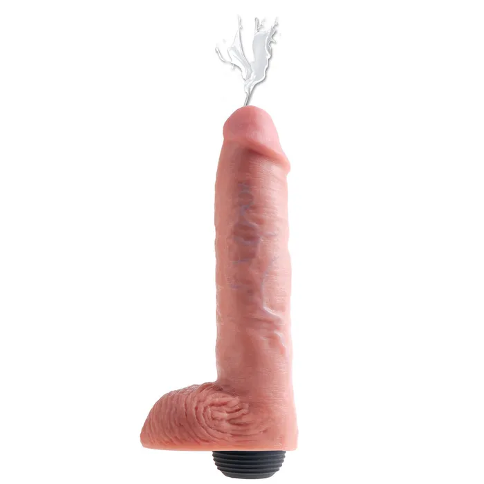 Dildos PipeDream King Cock 11 Inch Squirting Cock With Balls Flesh