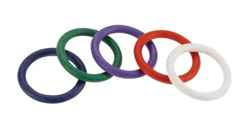 Dildos Spartacus Rubber CRing Set 125 Inches Rainbow