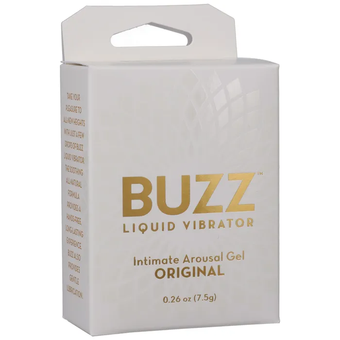 Doc Johnson Buzz Liquid Vibrator Intimate Arousal Gel 026 Oz Female Sex Toys