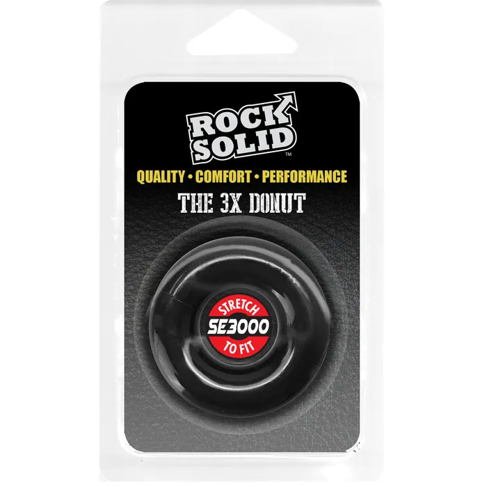 Doc Johnson Male Sex Toys Rock Solid The Donut 3X Cock Ring Doc Johnson Male Sex Toys Rock Solid The Donut 3X Cock Ring