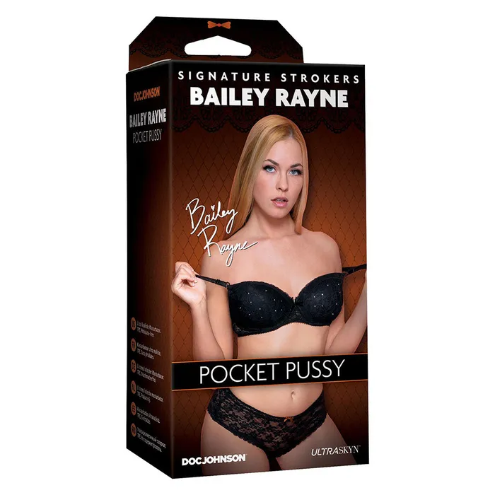 Doc Johnson Signature Strokers Bailey Rayne Pocket Pussy Male Sex Toys