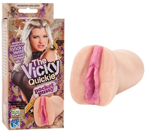 Doc Johnson Vicky Vette the Vicky Quickie Ultraskyn Pocket Pussy Male Sex Toys Doc Johnson Vicky Vette the Vicky Quickie Ultraskyn Pocket Pussy Male Sex Toys