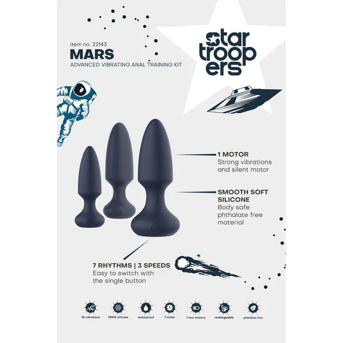 Dream Toys Anal Startroopers Mars Advanced Vibrating Anal Vibe Kit