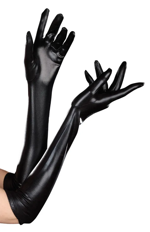Dreamgirl Bodystockings Playsuits Dreamgirl Dominique Glove Black One Size