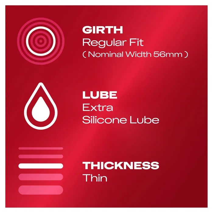 Durex Thin Feel Regular Fit Condoms 6 Pack Durex Condoms Male Sex Toys Durex Thin Feel Regular Fit Condoms 6 Pack Durex Condoms Male Sex Toys