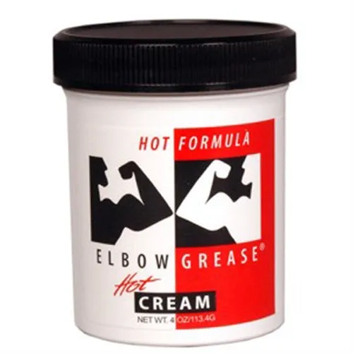 Elbow Grease Hot Cream 4 Oz B Cummings Vibrators