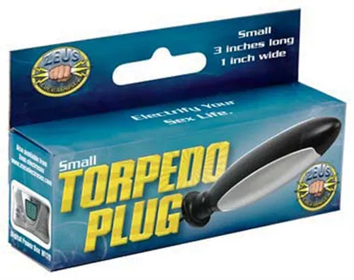 Electrosex Torpedo Plug Small XR Brands Zeus Electrosex Male Sex Toys