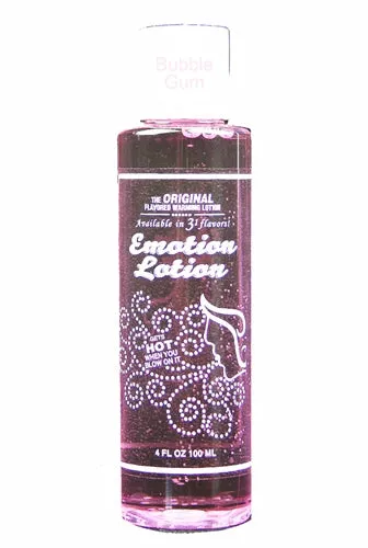 Emotion Lotion Vibrators Emotion Lotion Bubble Gum 4 Fl Oz