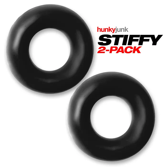 Enhancers Oxballs Stiffy 2 Pack BulgeRings Tar Ice