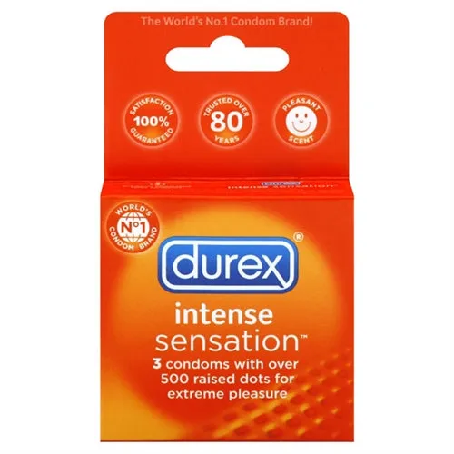 Enhancers Paradise Marketing Durex Intense Sensation 3 Pack
