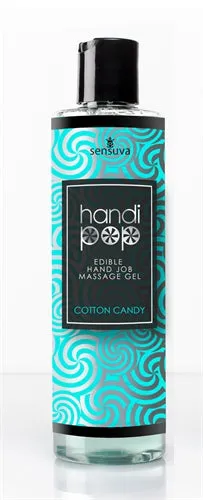 Enhancers Sensuva Handipop Edible Handjob Massage Gel Cotton Candy 42 Fl Oz