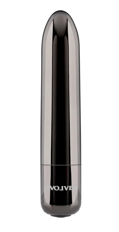 Evolved Novelties Real Simple Black Chrome Dildos