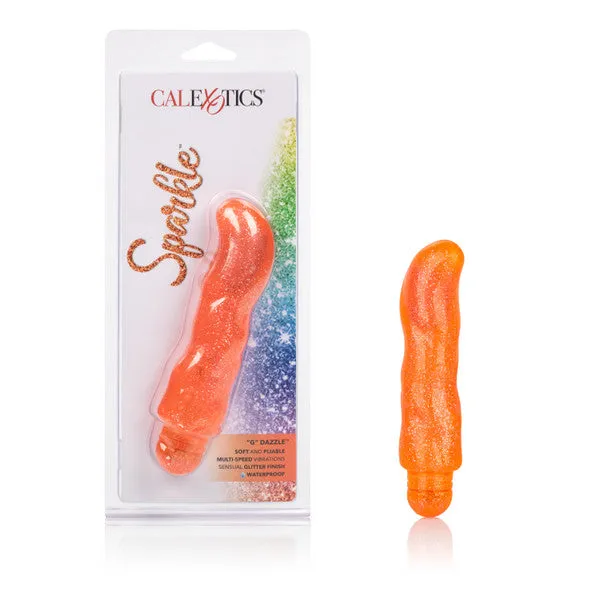 Female Sex Toys CalExotics Sparkle G Dazzle Orange