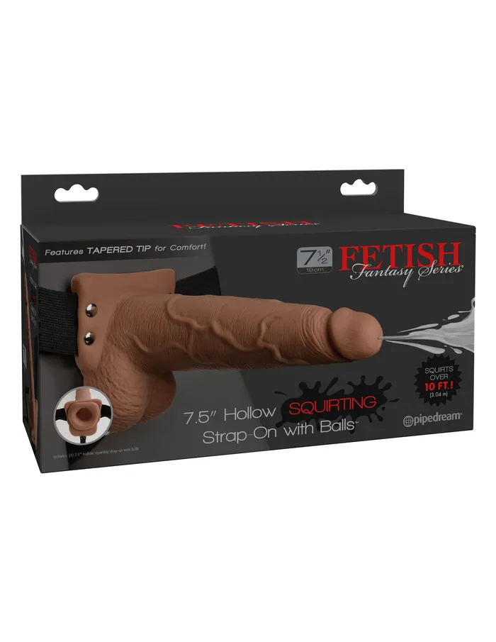 Female Sex Toys Fetish Fantasy Series 75 Inch Hollow Squirting Strapon With Balls Pipedream Female Sex Toys Fetish Fantasy Series 75 Inch Hollow Squirting Strapon With Balls Pipedream