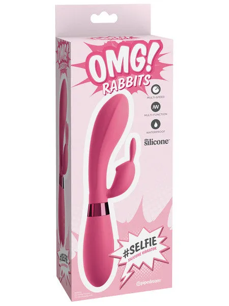 Female Sex Toys OMG Rabbits Selfie Silicone Vibrator Pipedream Products