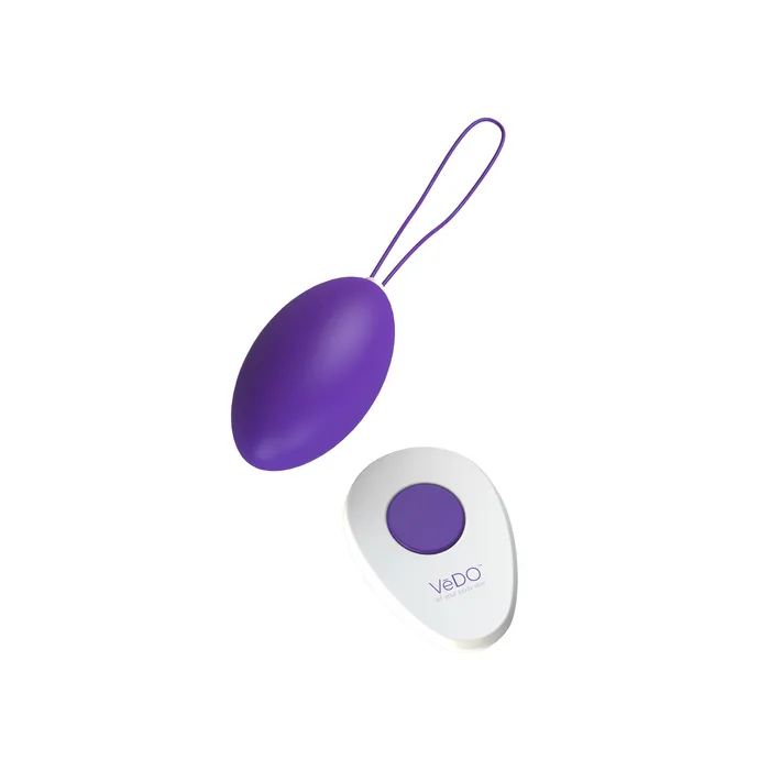 Female Sex Toys VeDO Peach Vibrating Egg Into You Indigo