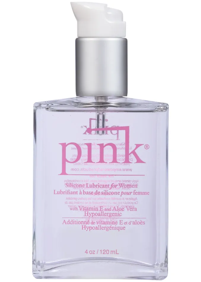 Gun Oil Pink Lubricant Dildos Pink 4oz Glass Bottle