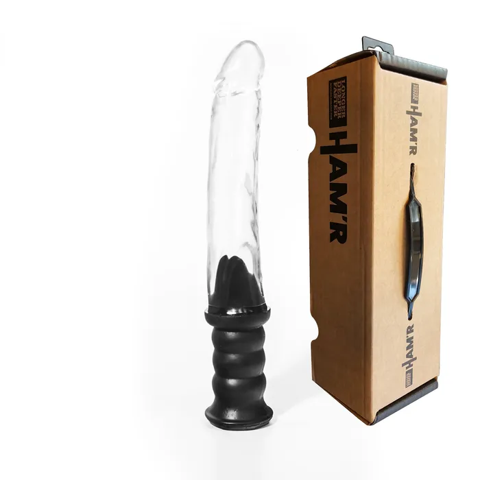Hamr Anal HAMR KickR Clear Black 32 cm
