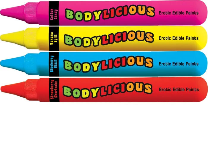 Hott Products Female Sex Toys Bodylicious Edible Body Pens 4pk Assorted Flavors