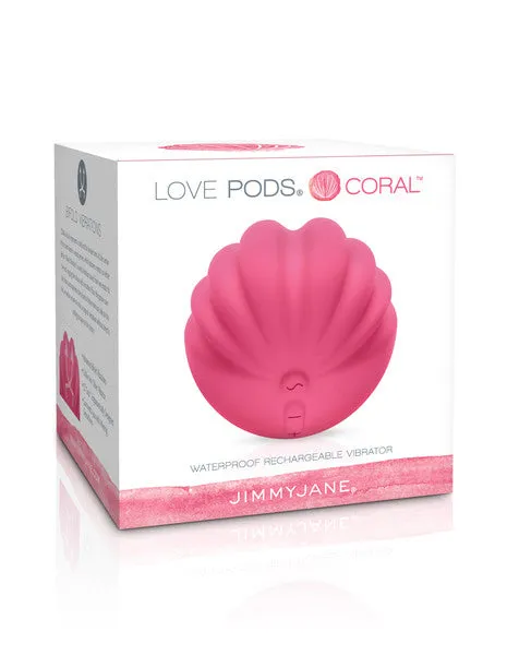 Jimmyjane Jimmyjane Love Pods Coral Pink Vibrators Jimmyjane Jimmyjane Love Pods Coral Pink Vibrators