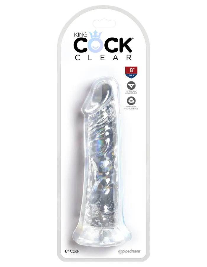 King Cock Clear 8 Inch Cock Pipedream Dildos