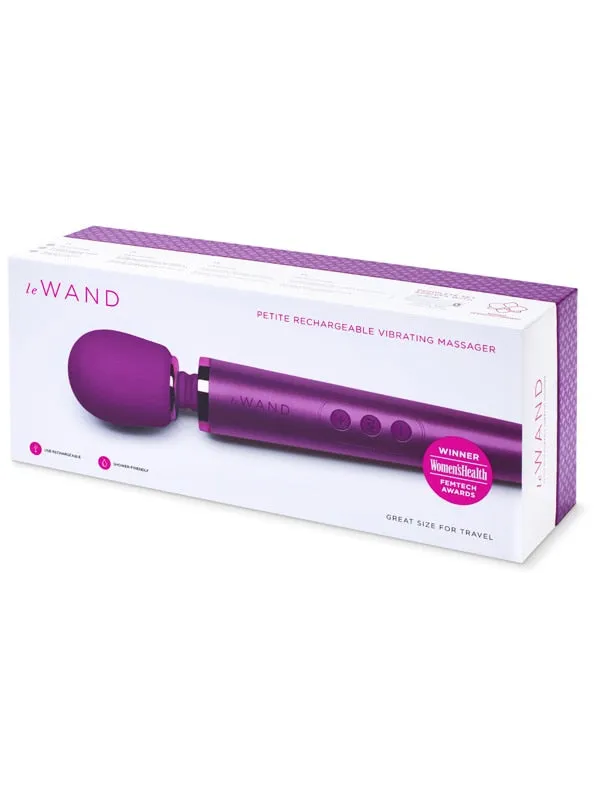 Le Wand Female Sex Toys Le Wand Petite Rechargeable Massager Cherry Le Wand Female Sex Toys Le Wand Petite Rechargeable Massager Cherry