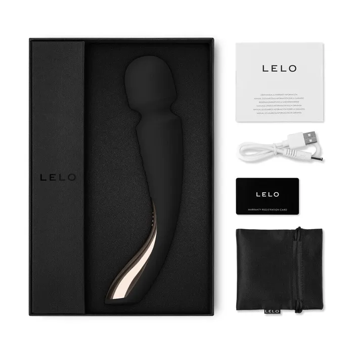 Lelo Smart Wand 2 Med Black Lelo Vibrators